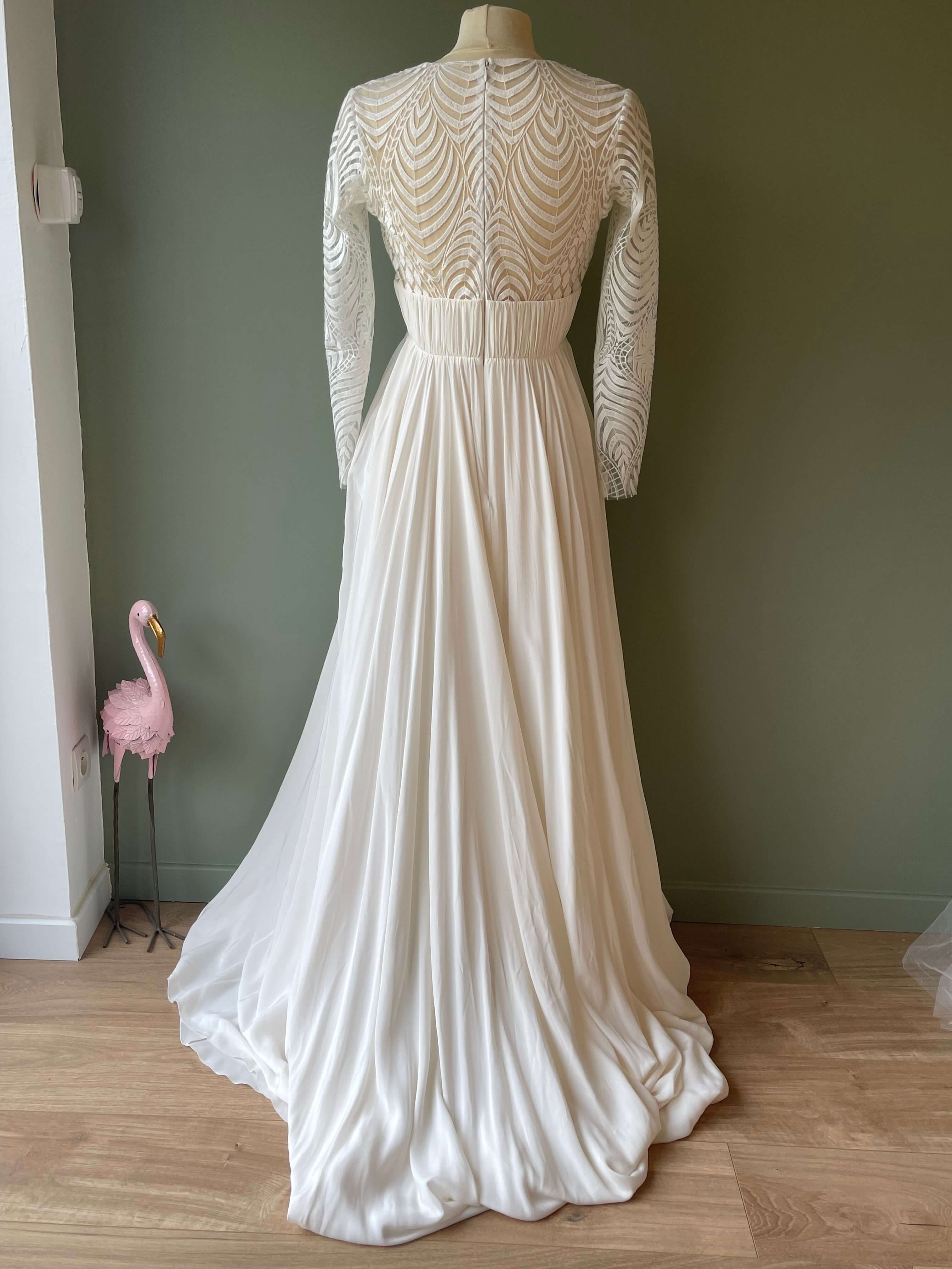 Robe de mariée prototype Saly Margaux Tardits