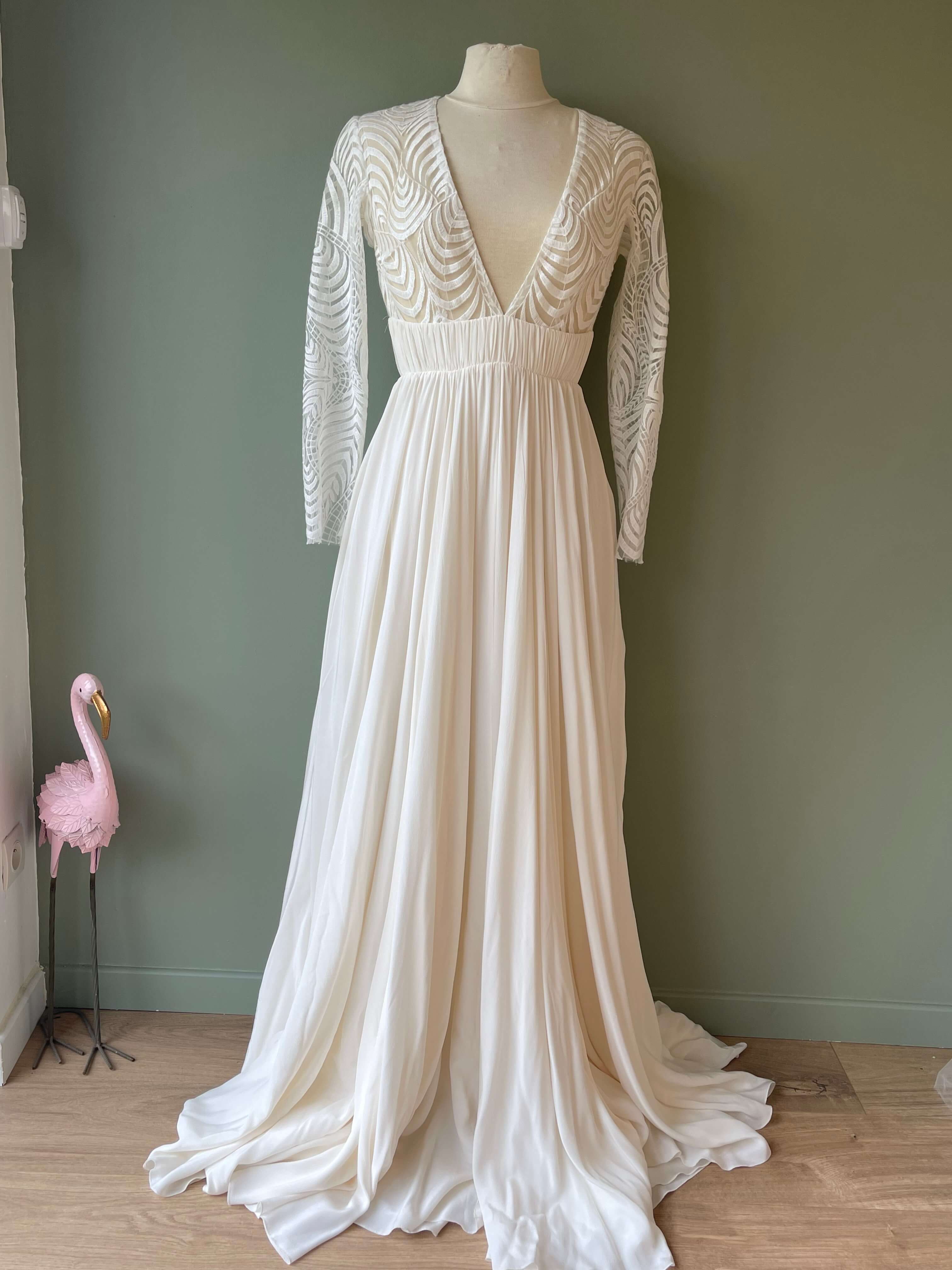 Robe de mariée prototype Saly Margaux Tardits