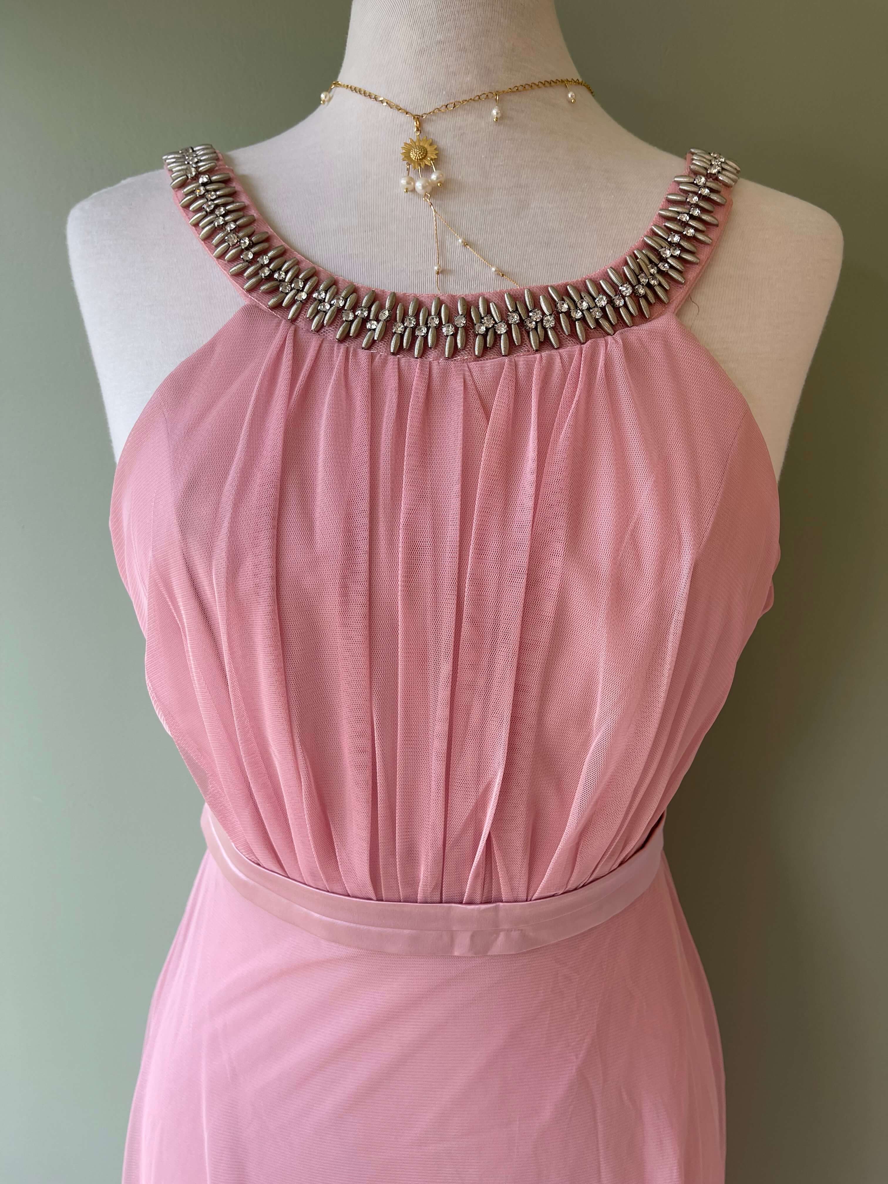 Robe élégante rose T34/36