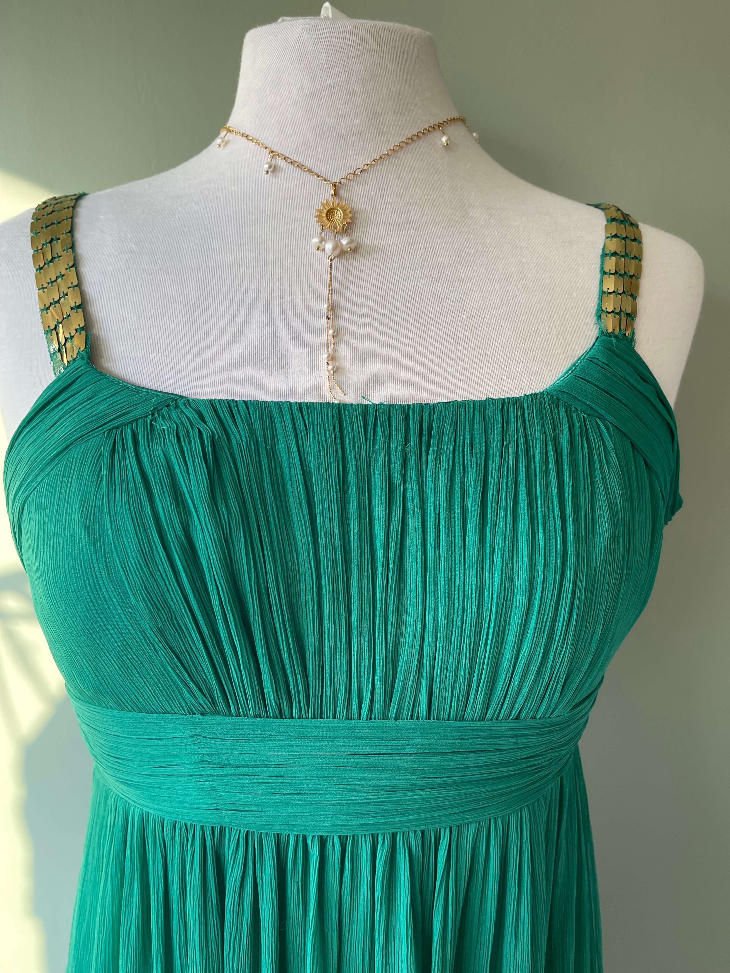 Robe longue verte T34/36