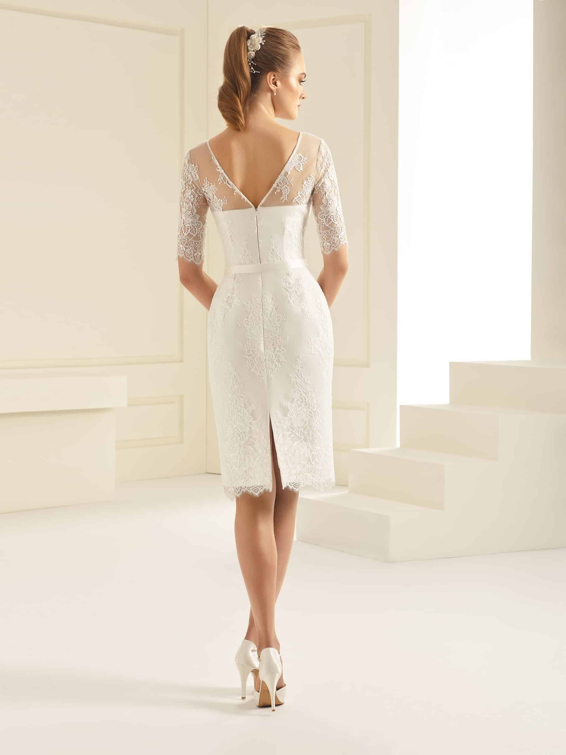 Robe de mariée courte Bianco Evento modèle Greta