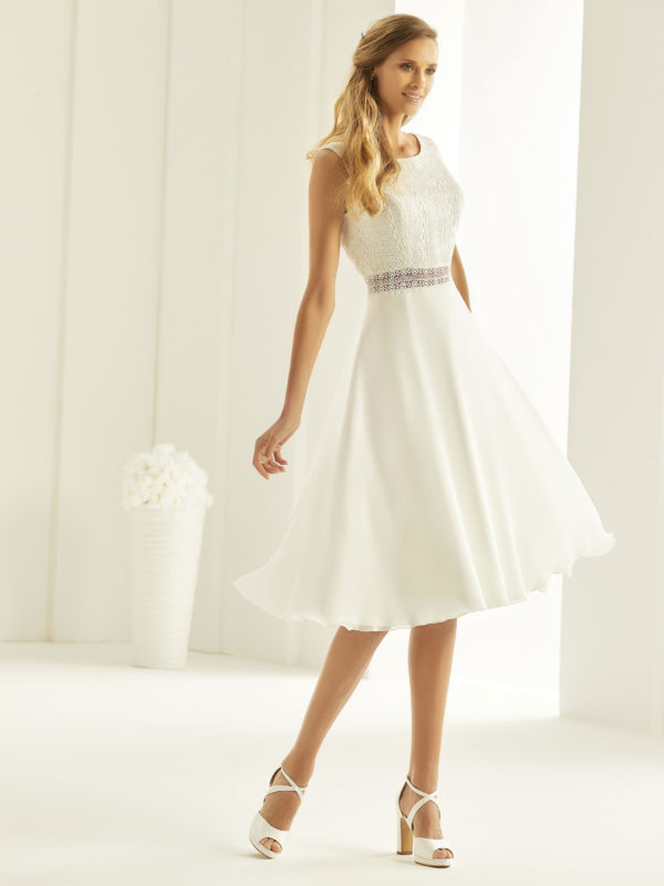 Robe de mariée courte Bianco Evento modèle Florida