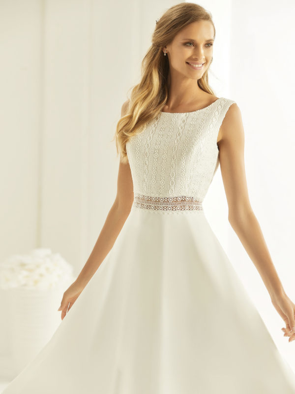 Robe de mariée courte Bianco Evento modèle Florida