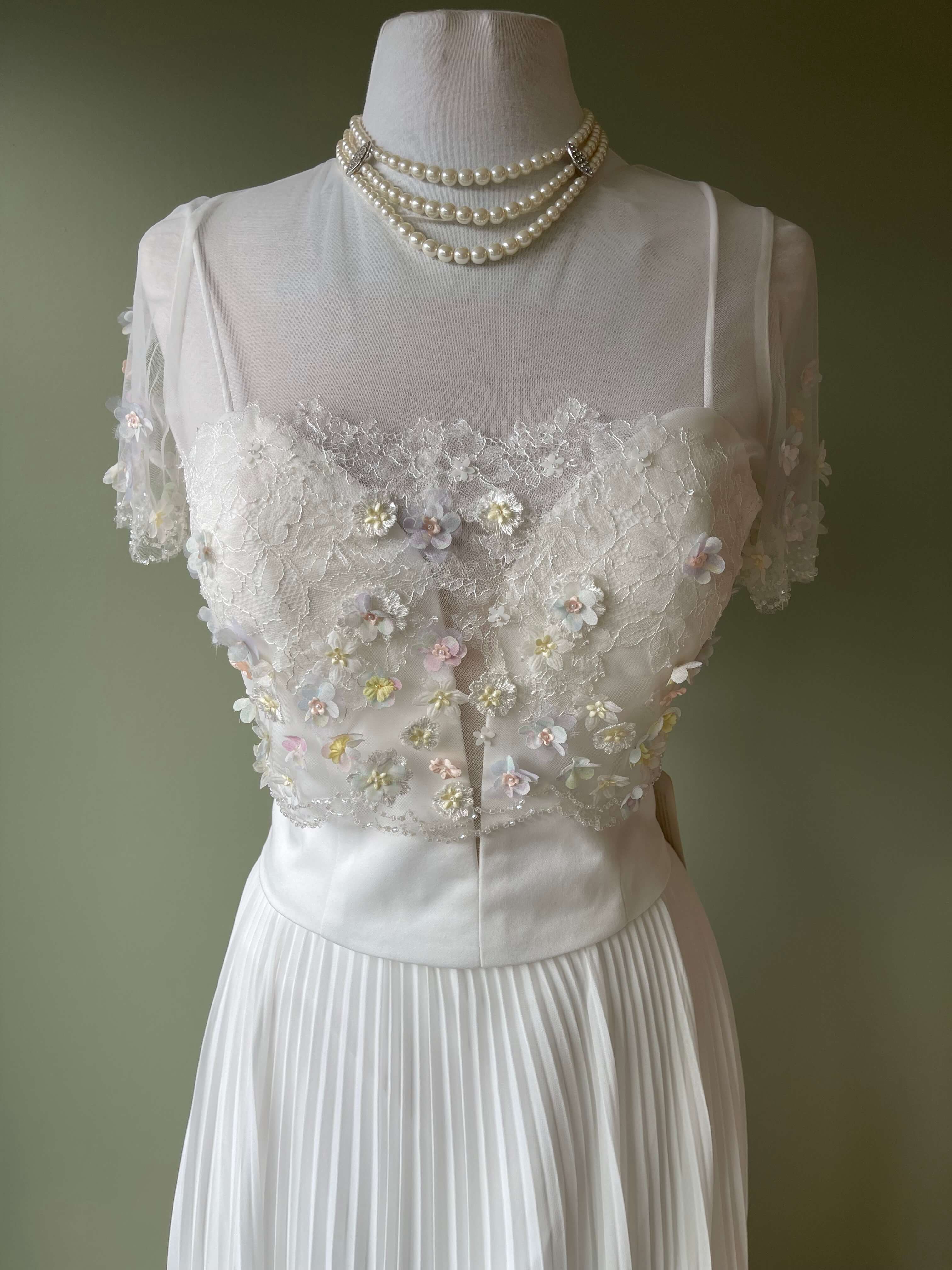 Top fleuri Poirier