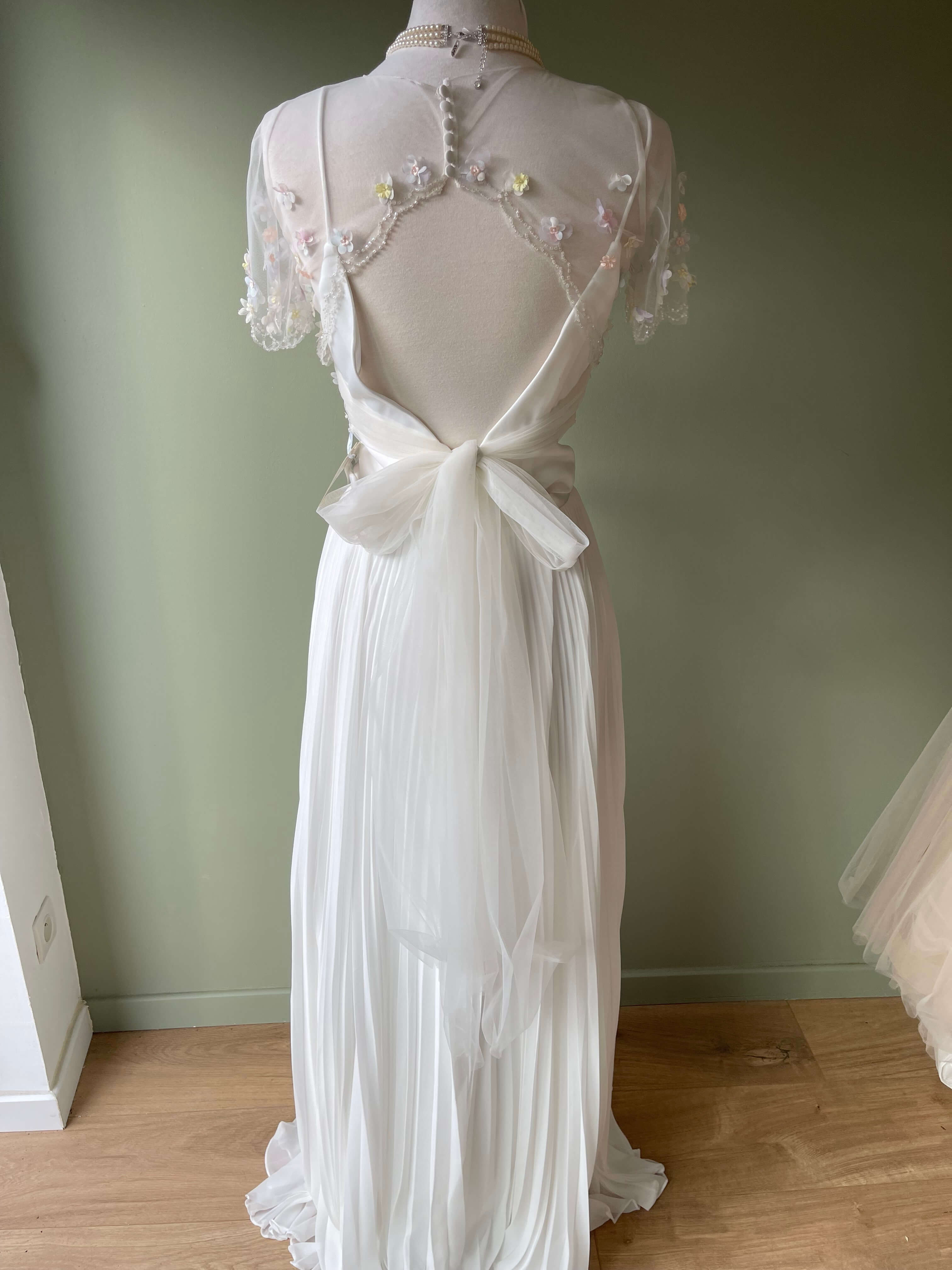 Top fleuri Poirier