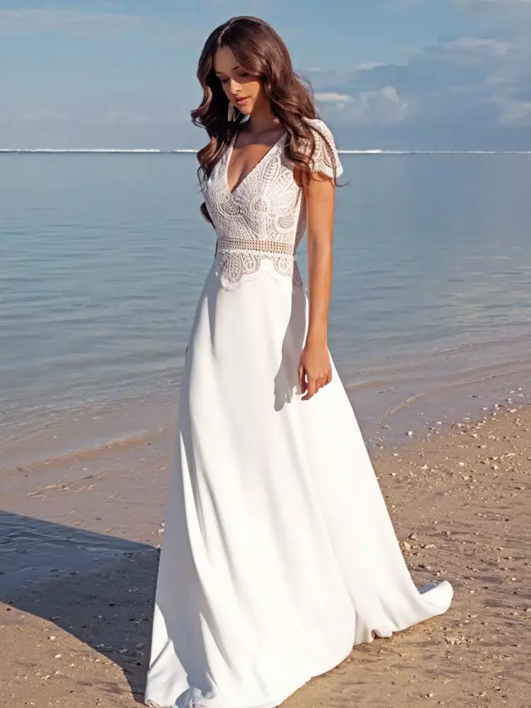 Robe de mariée Milanoo modèle Ermitage