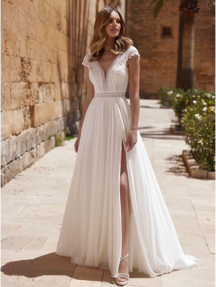 Robe mariée Bianco Evento modèle Warys