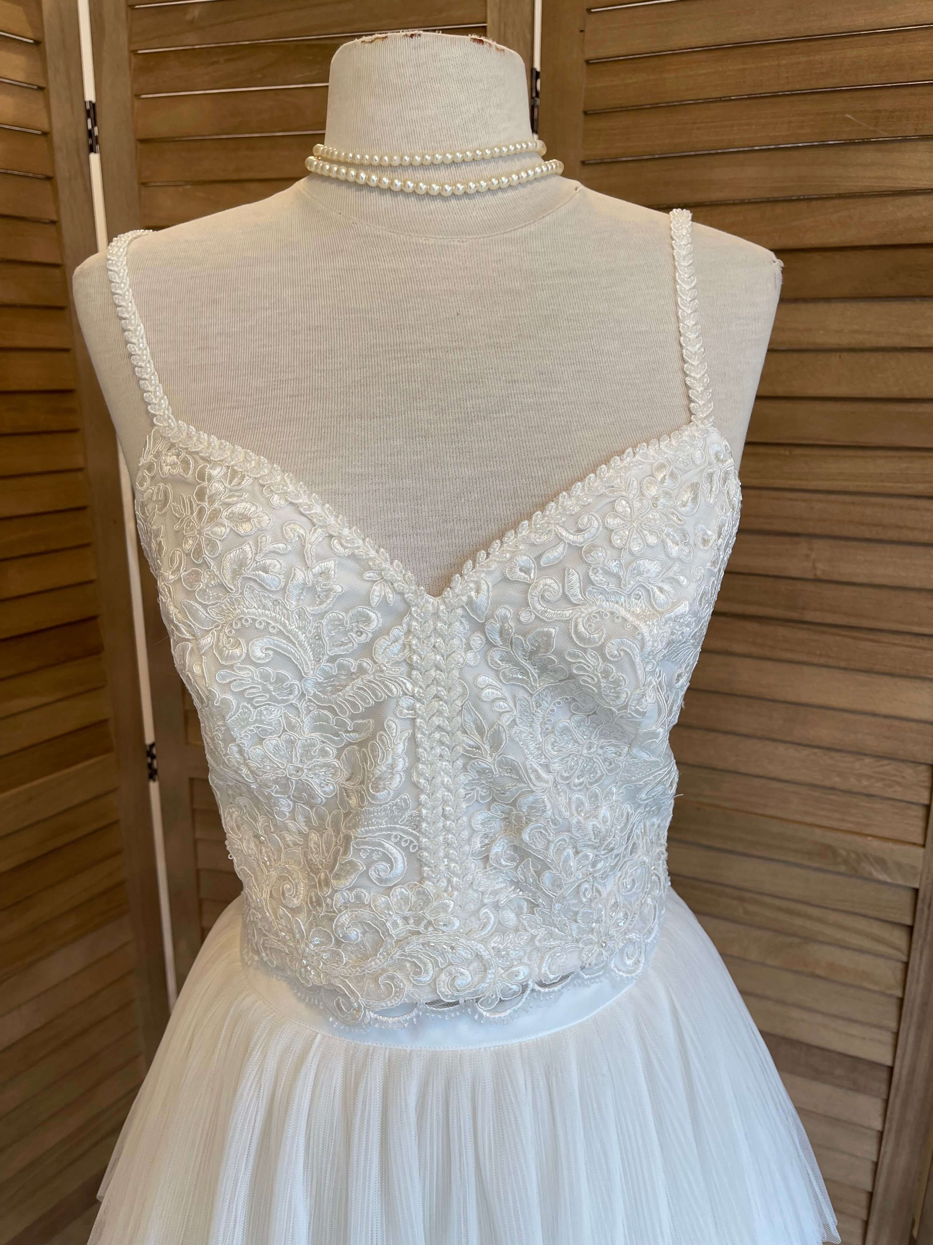 Robe de mariée deux parties