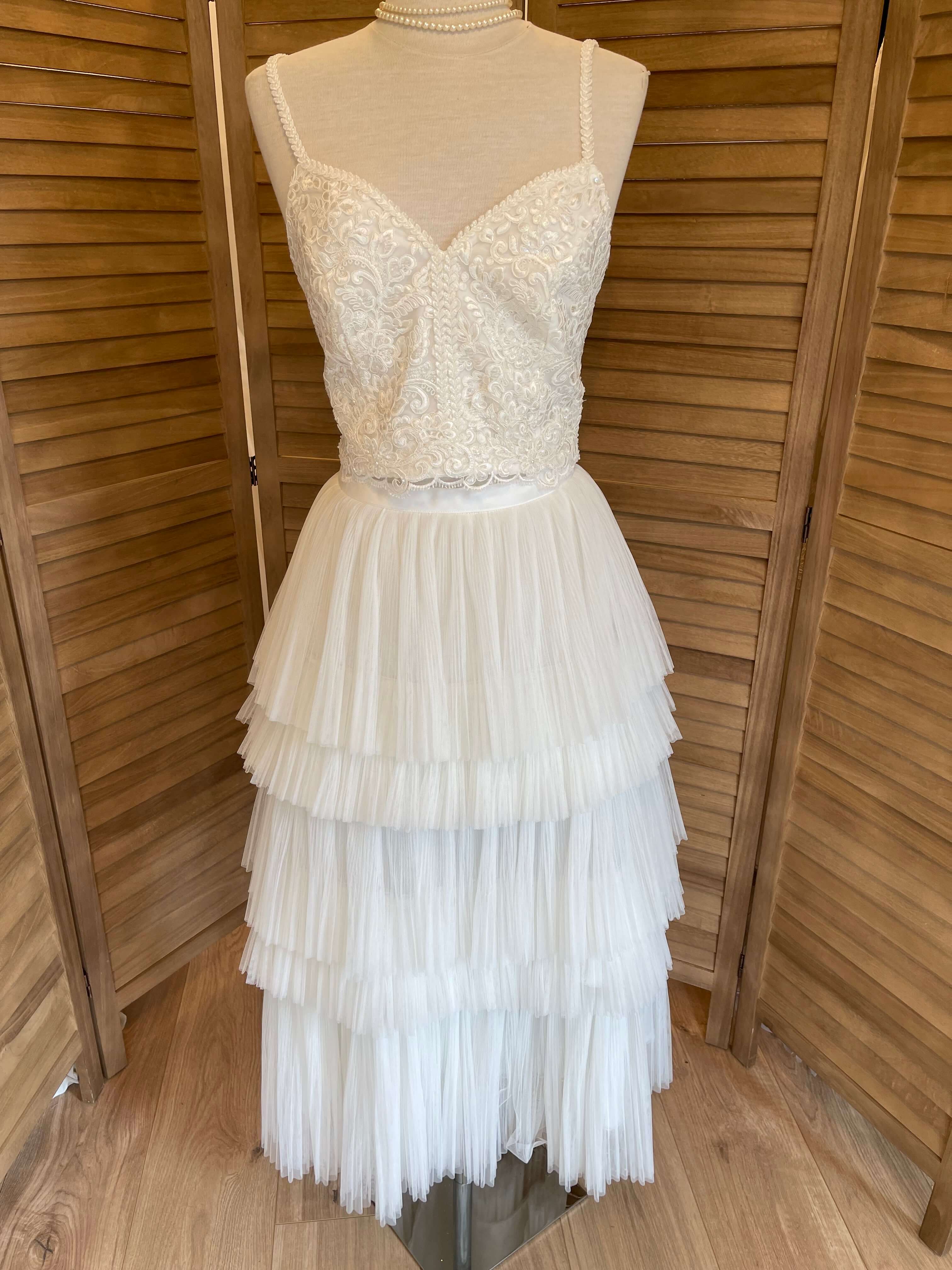 Robe de mariée deux parties