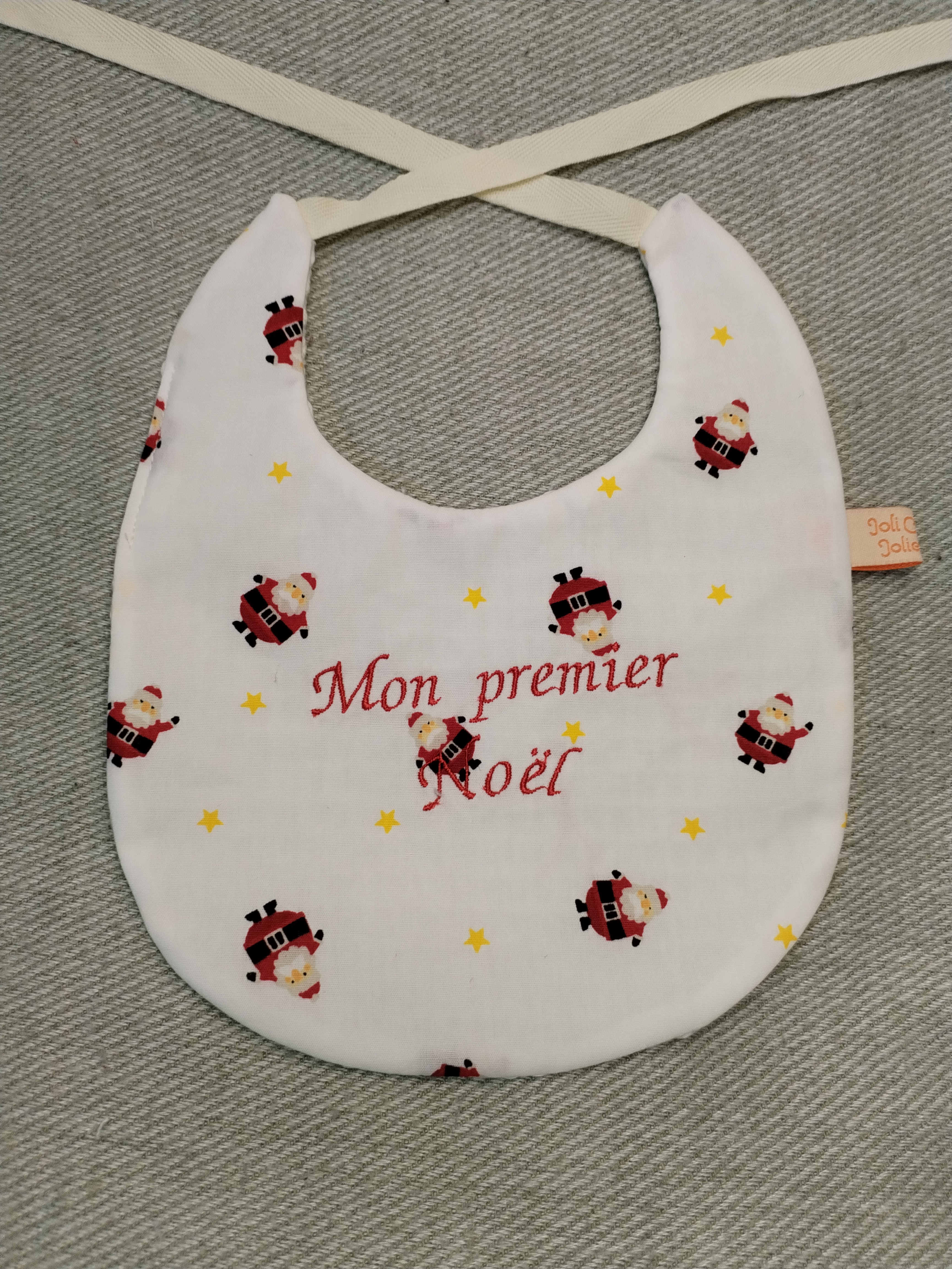 Bavoir "Mon premier Noël"