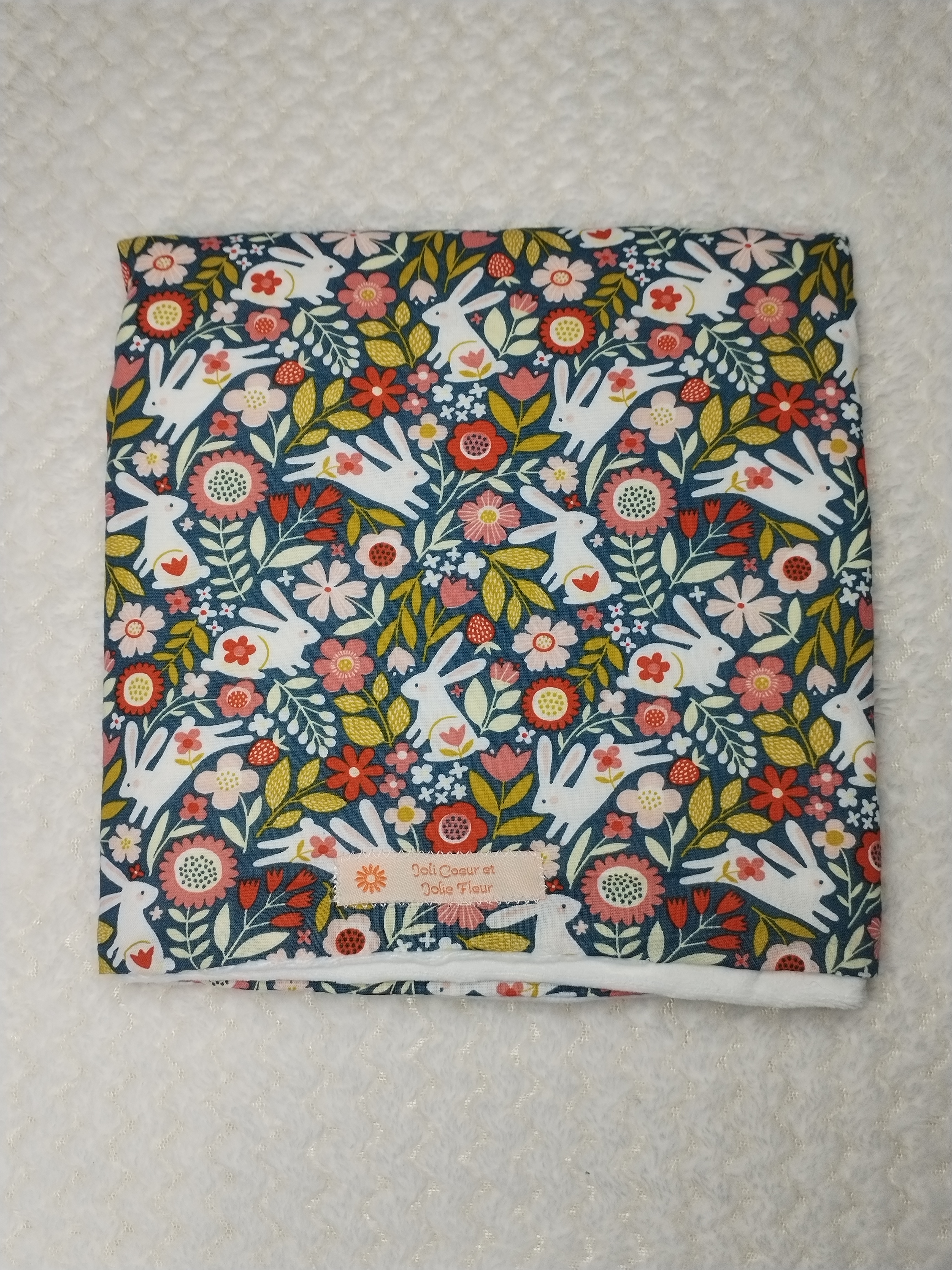 Couverture légère Lapins blancs