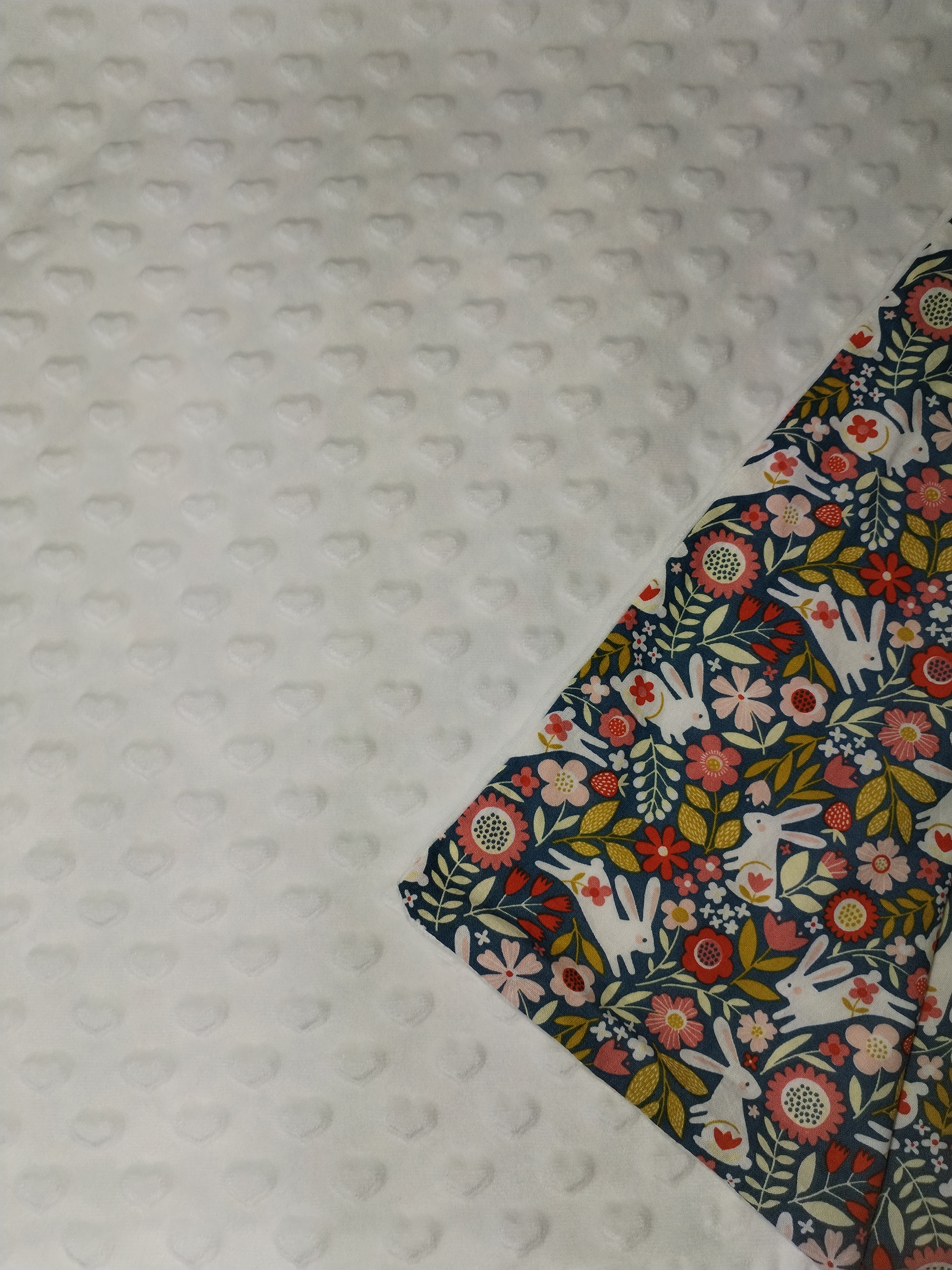 Couverture légère Lapins blancs