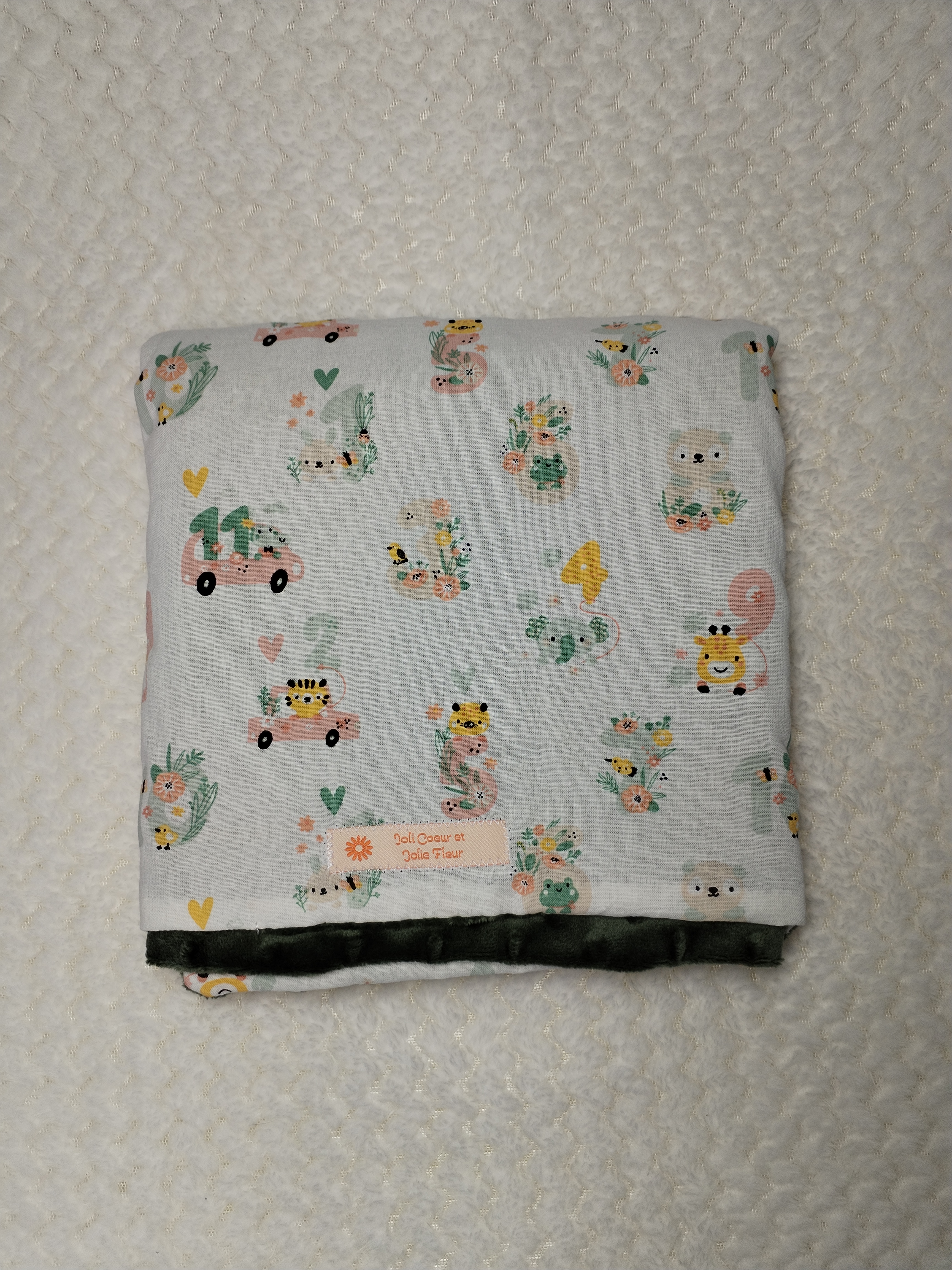 Couverture légère Chiffres et Animaux
