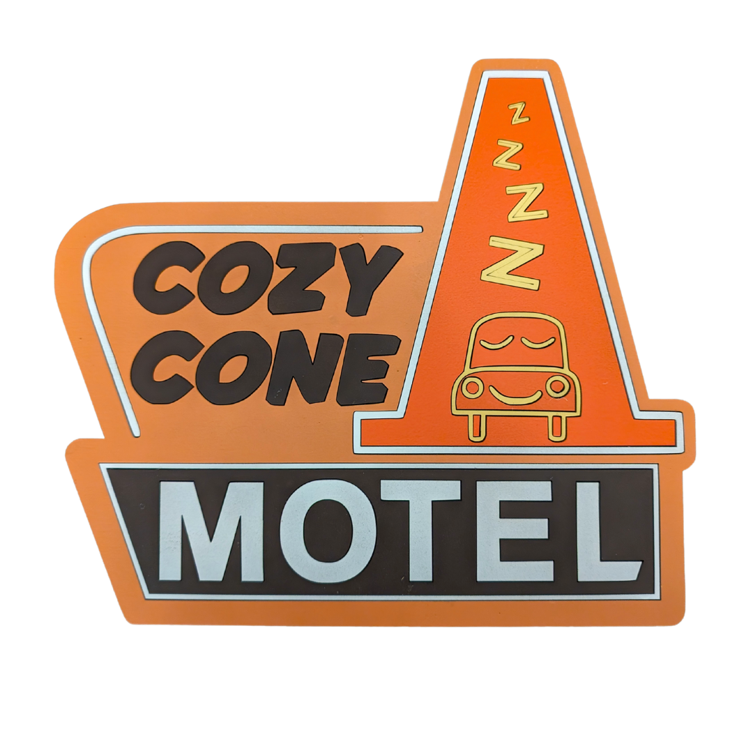 Cozy Cone Inspired Wall Sign