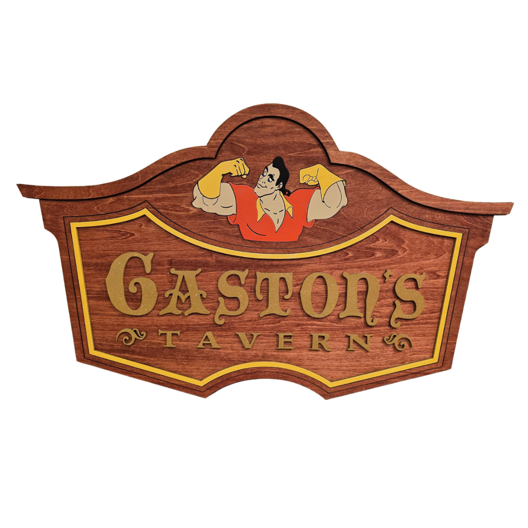 Gaston's Tavern Inspired Wall Sign