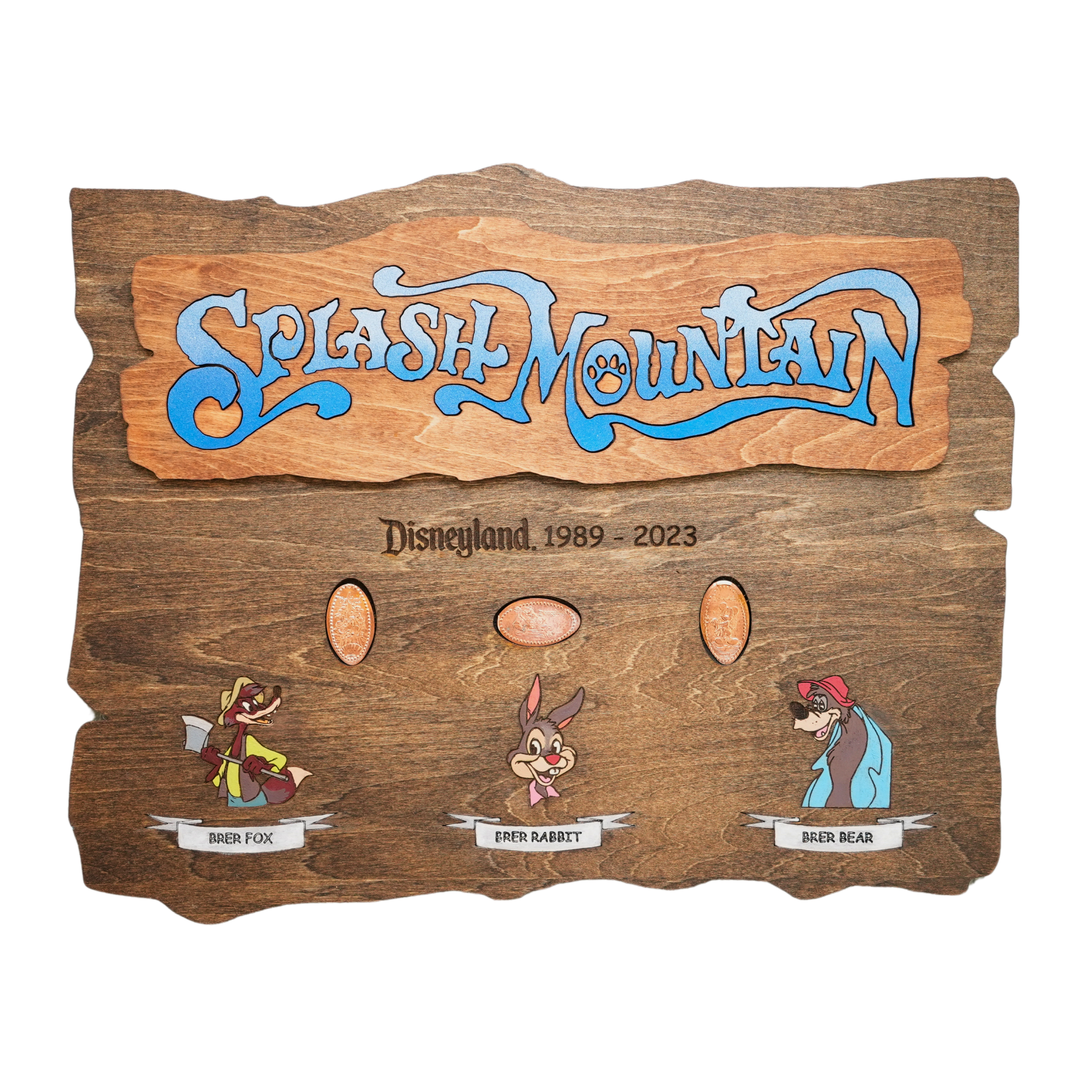 Splash Mountain Inspired Wall Sign