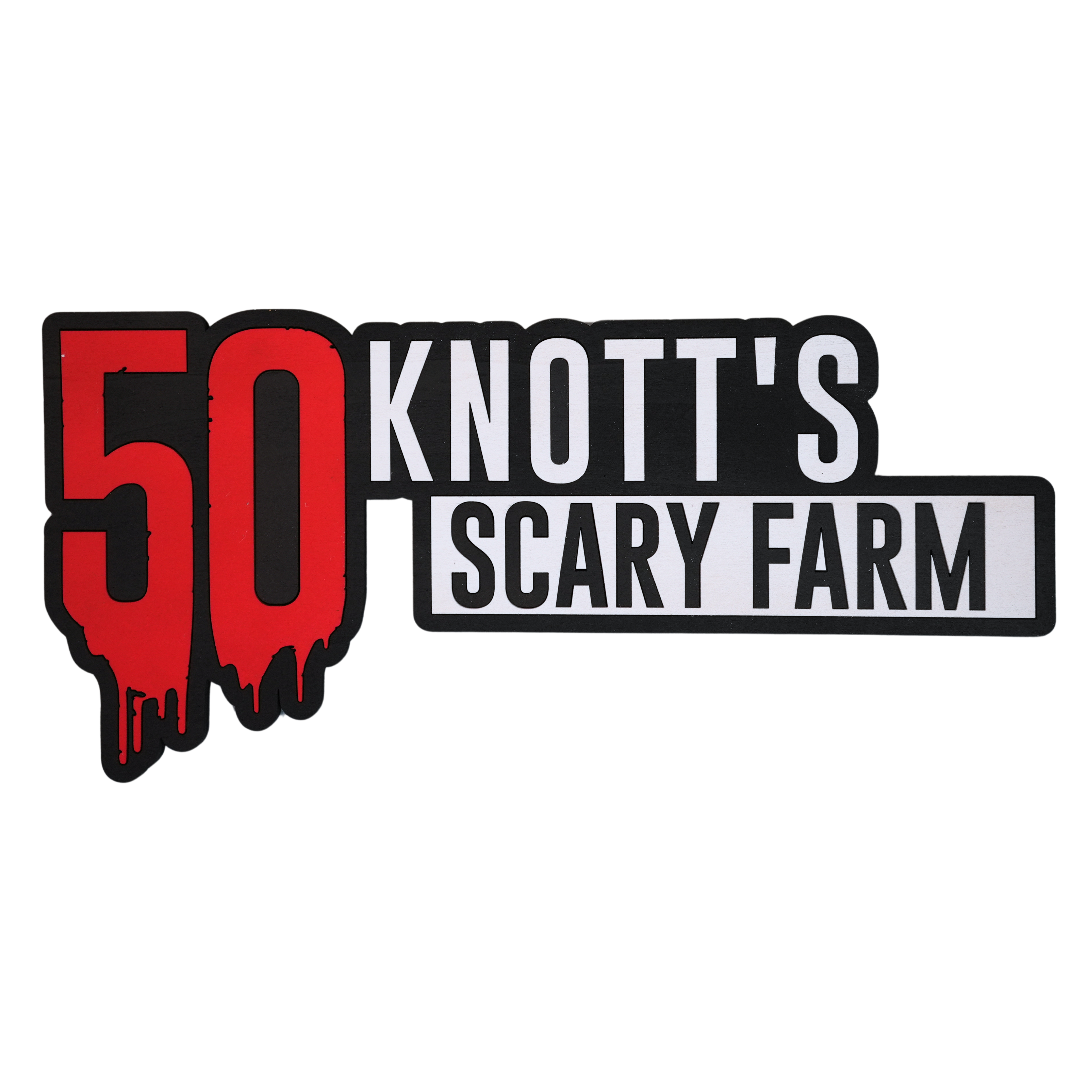 Knott's Scary Farm 50th Inspired Wall Sign