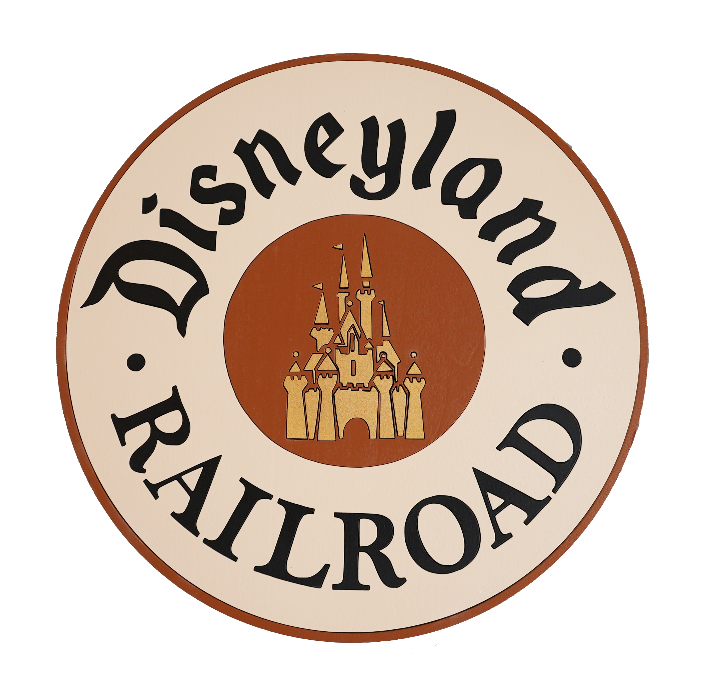 Disneyland Inspired Railroad Sign