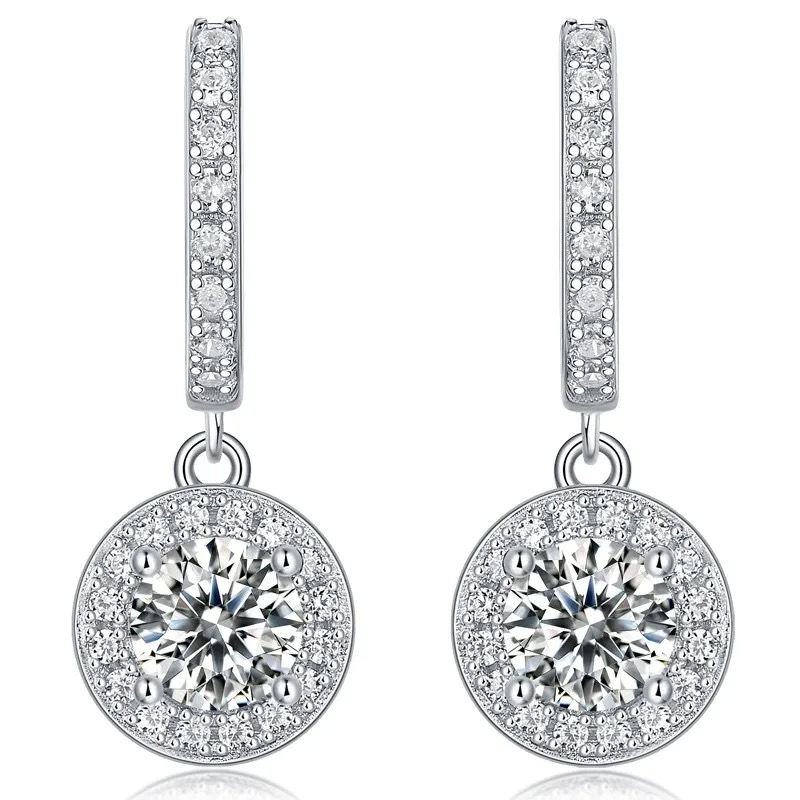 Boucles d'oreilles pendantes célestes 