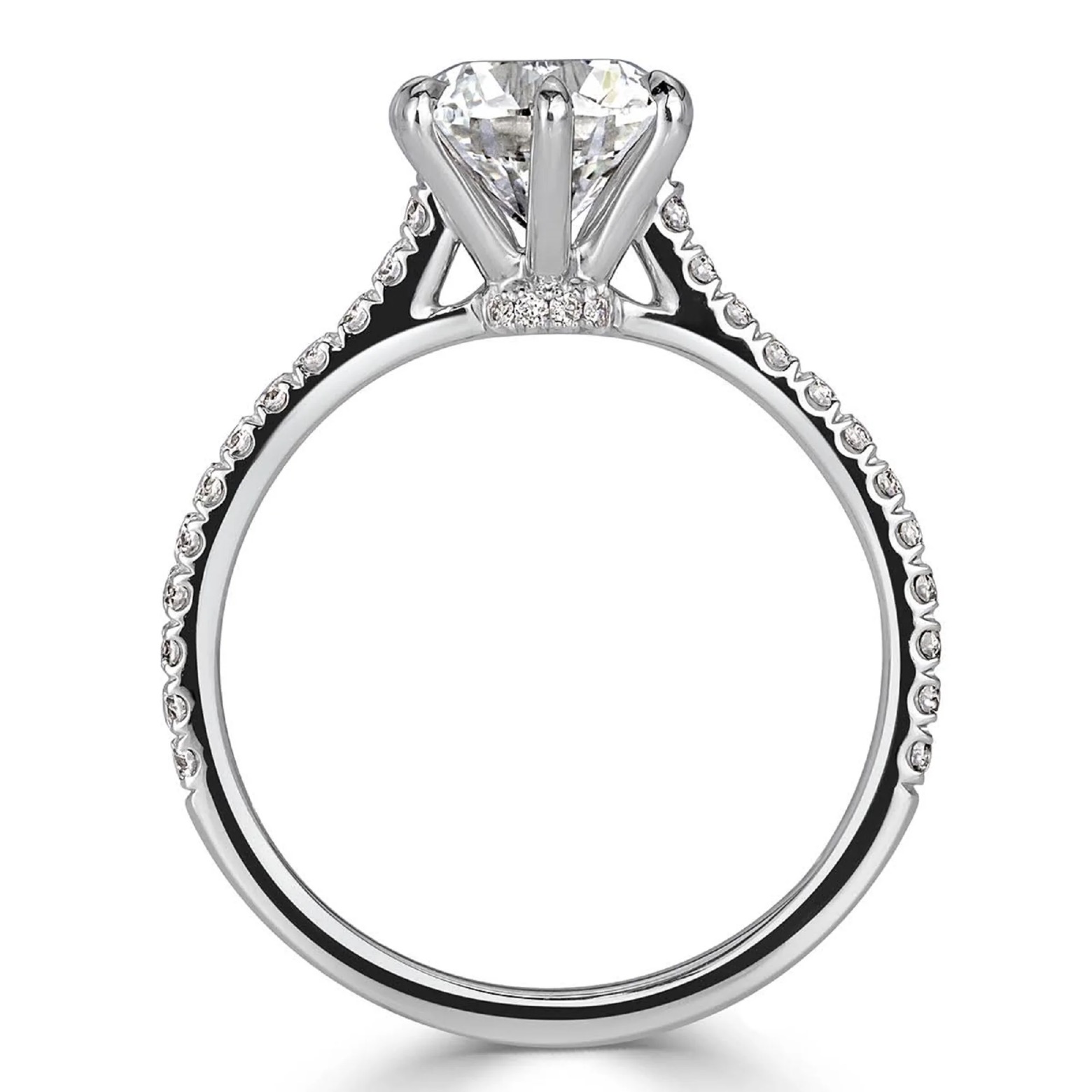 Bague diamants infinis