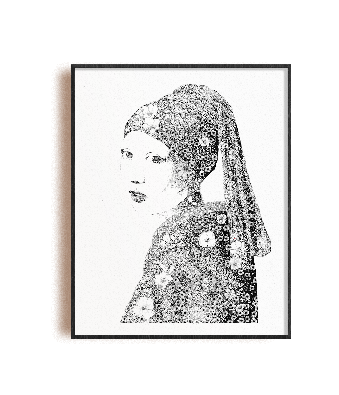 Jeune fille en fleurs