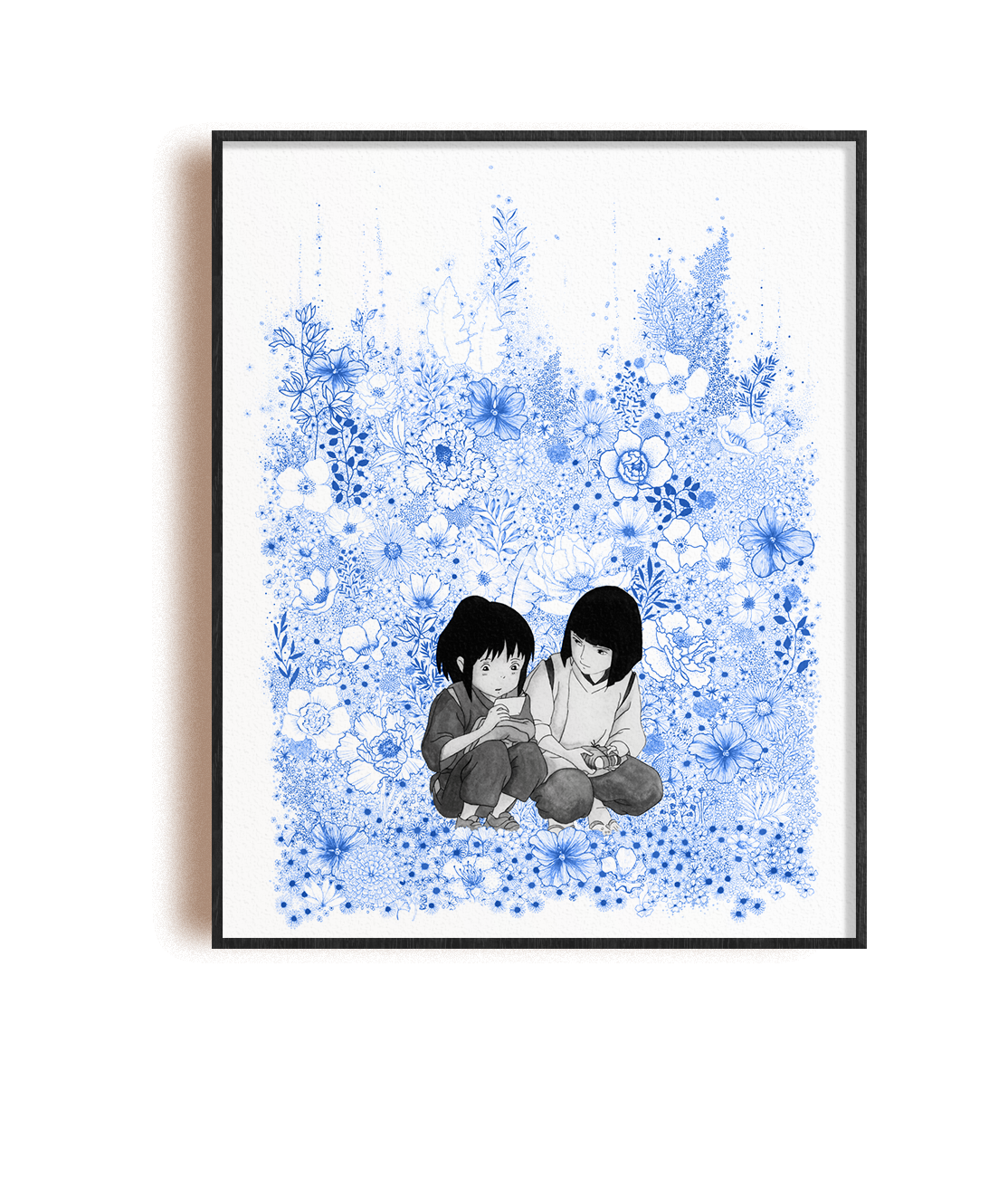 Chihiro aux fleurs bleues