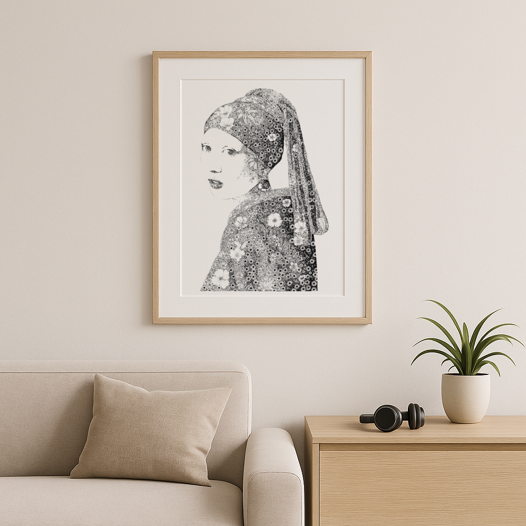 Jeune fille en fleurs