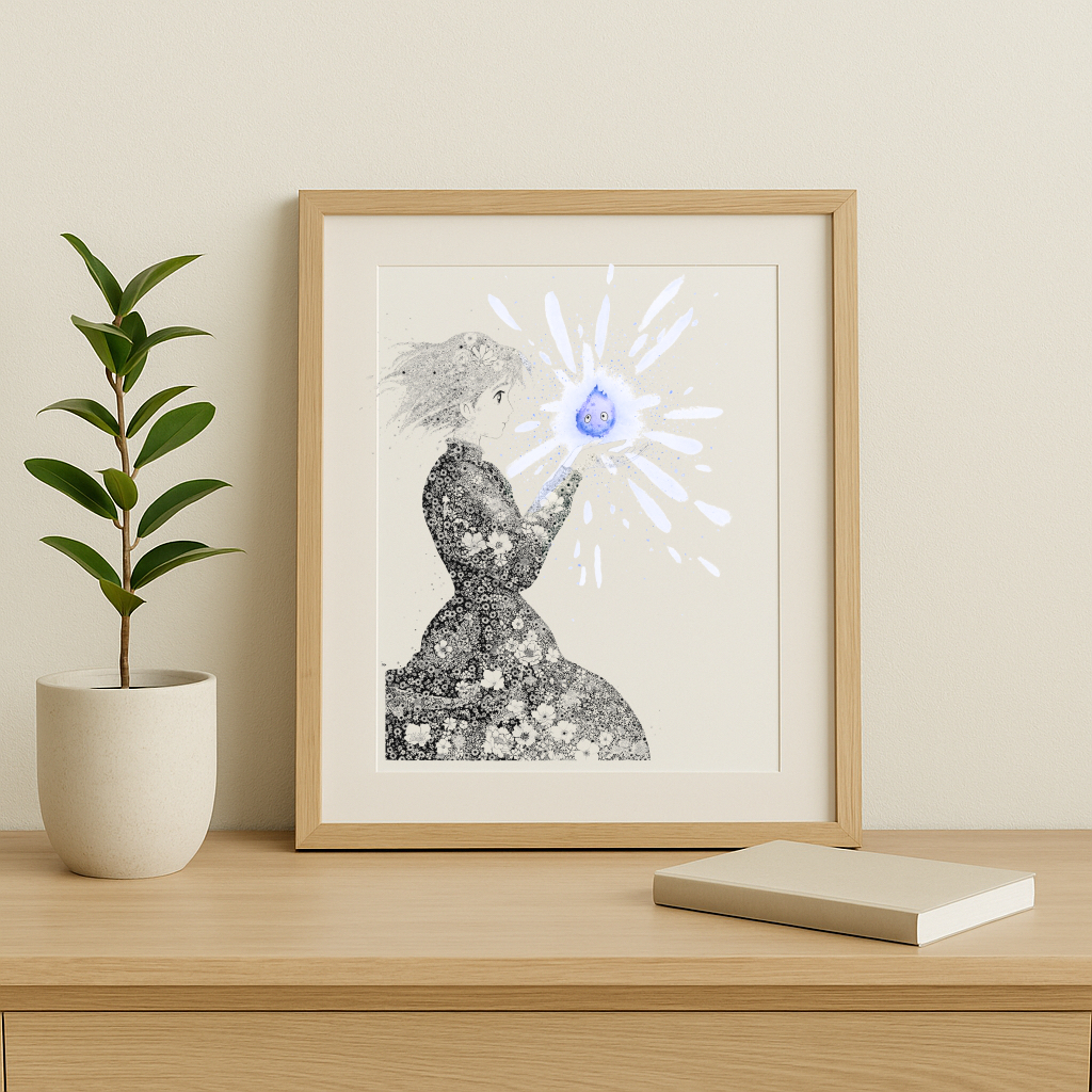 Sophie à la flamme bleue