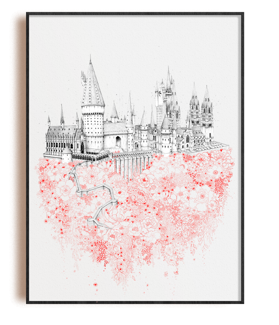 Poudlard en fleurs
