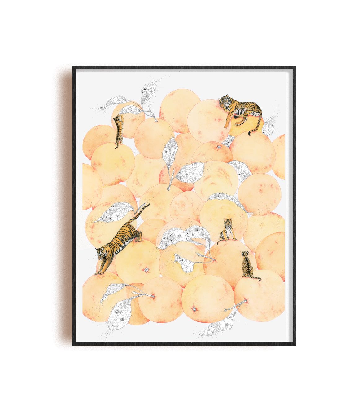 Les tigres aiment les oranges 