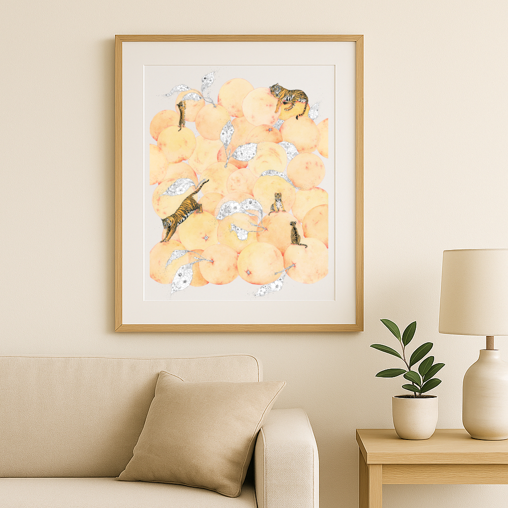 Les tigres aiment les oranges 