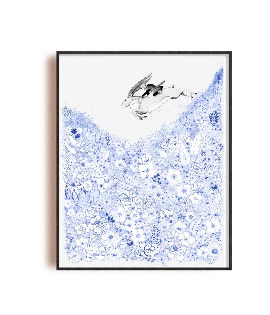 Mononoké aux fleurs bleues