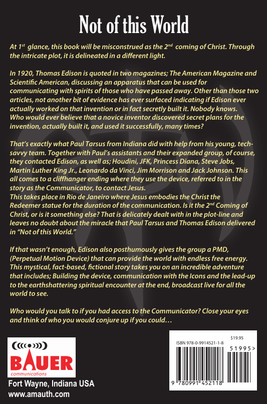 Coming Soon, Not of this World Book III - The Family