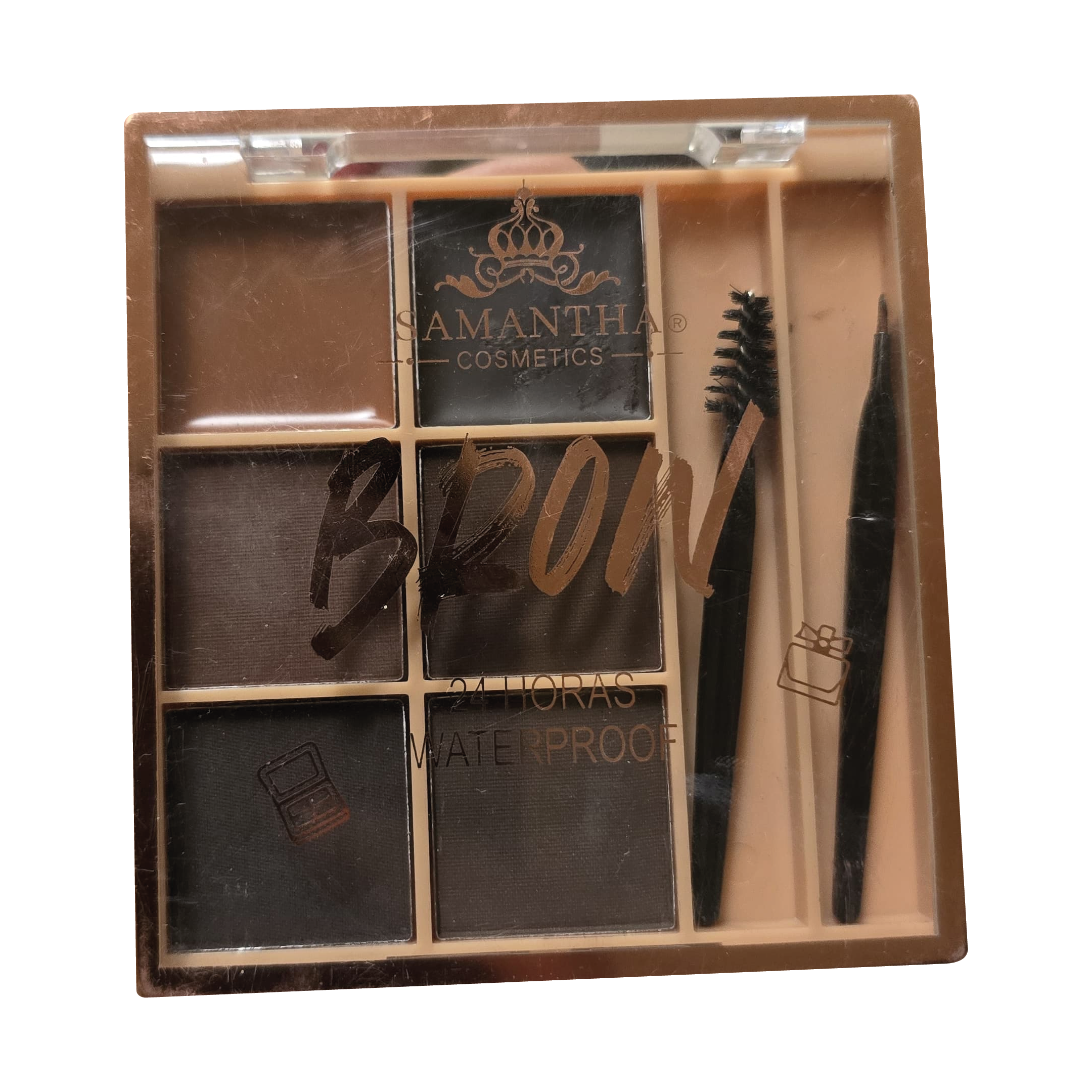 KIT x6 SOMBRAS MAS SOMBRA EN CREMA CON 2 APLICADORES