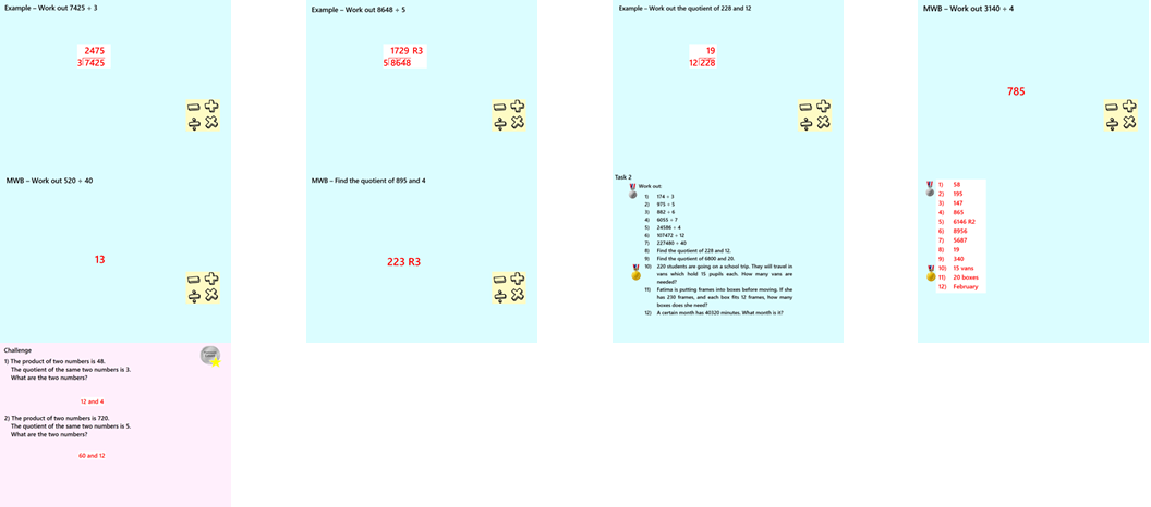 1.4 Multiplication and Division Integers Only GCSE PowerPoint Lesson