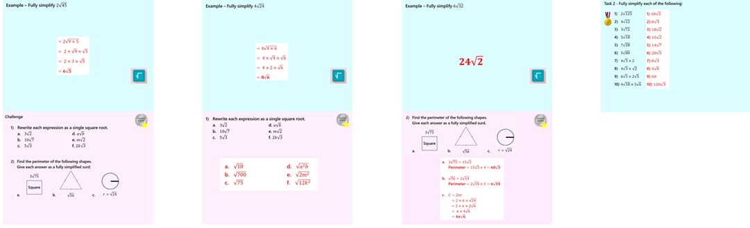 1.51 Introduction to Surds GCSE Higher PowerPoint Lesson