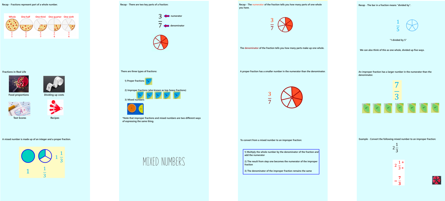 1.18 Mixed Numbers and Improper Fractions GCSE PowerPoint Lesson