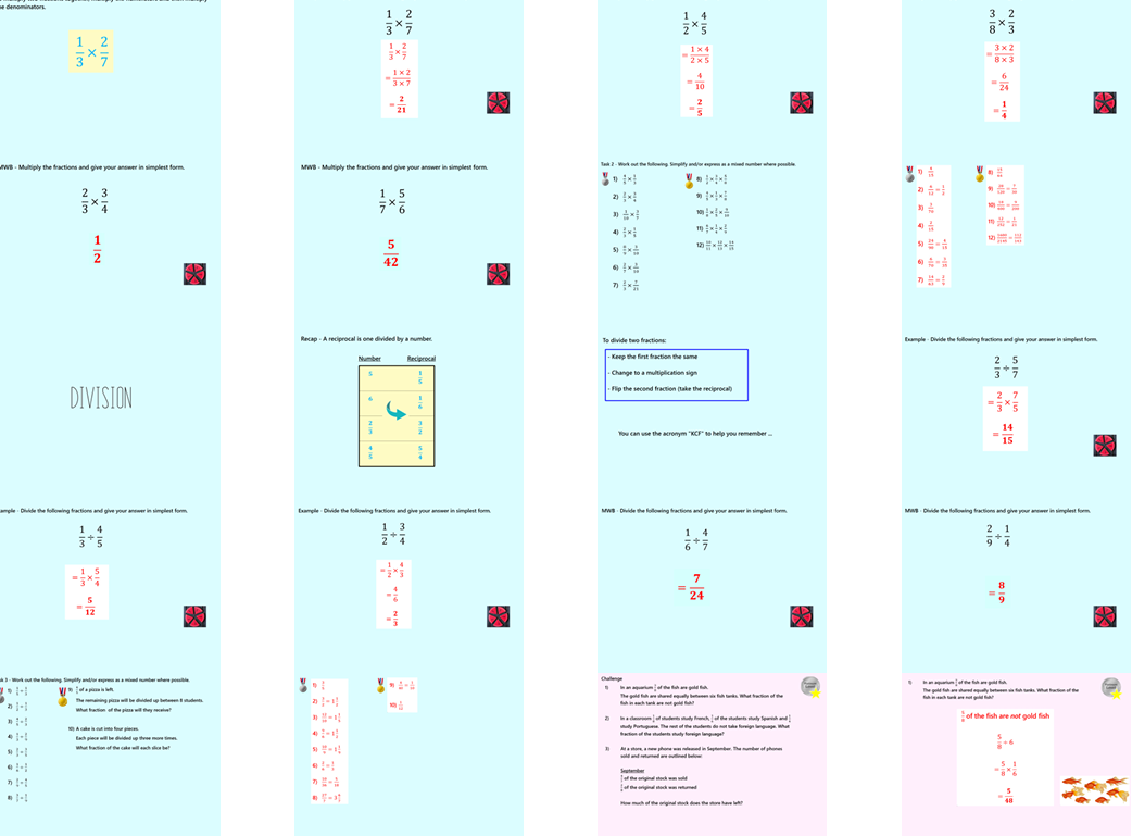 1.19 Operations with Fractions GCSE PowerPoint Lesson
