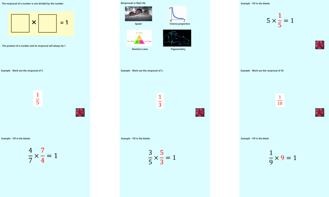 1.22 Reciprocals GCSE PowerPoint Lesson