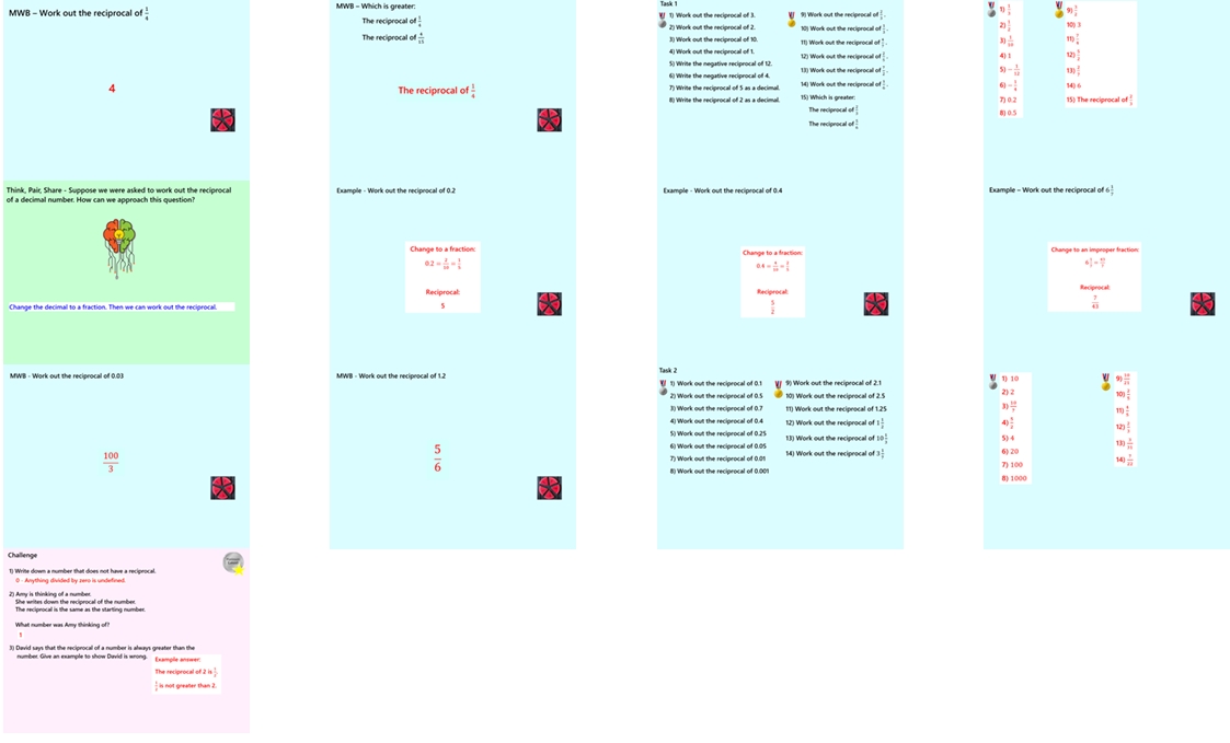 1.22 Reciprocals GCSE PowerPoint Lesson