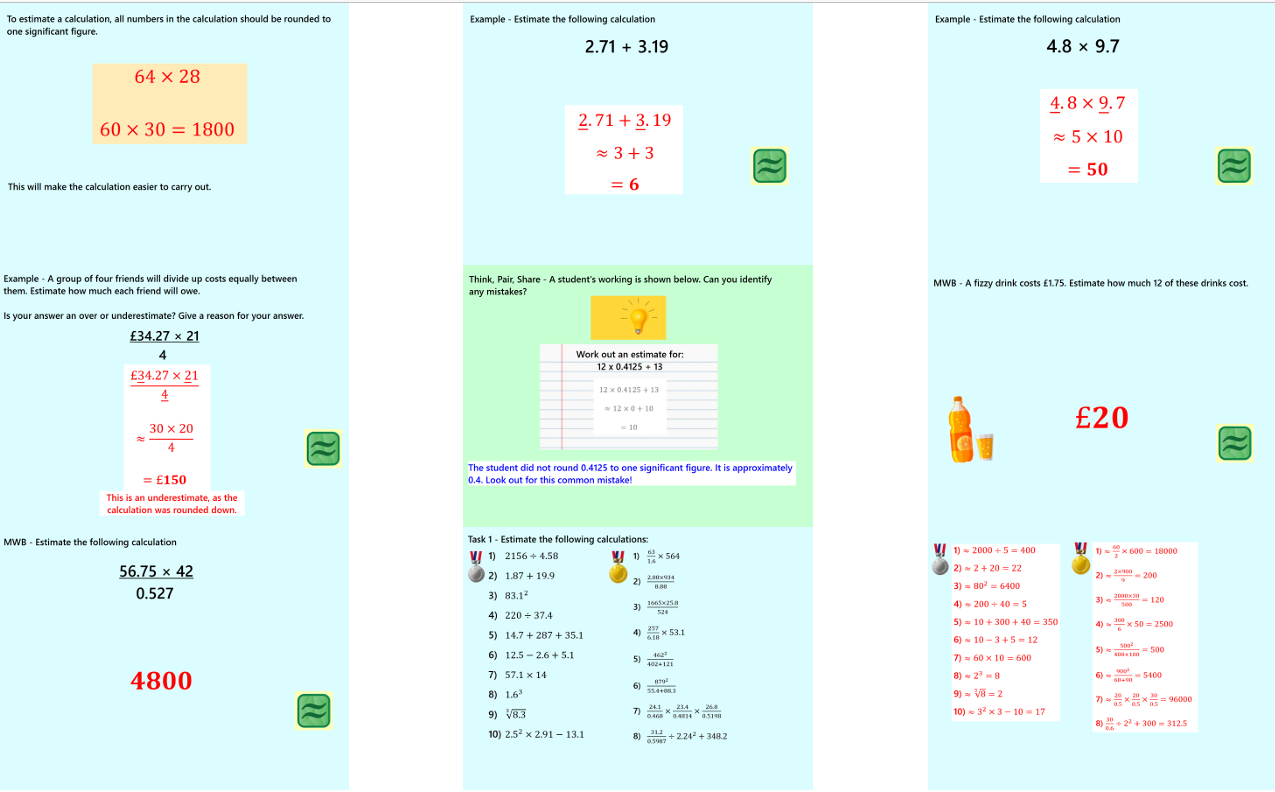 1.24 Estimating Calculations GCSE PowerPoint Lesson