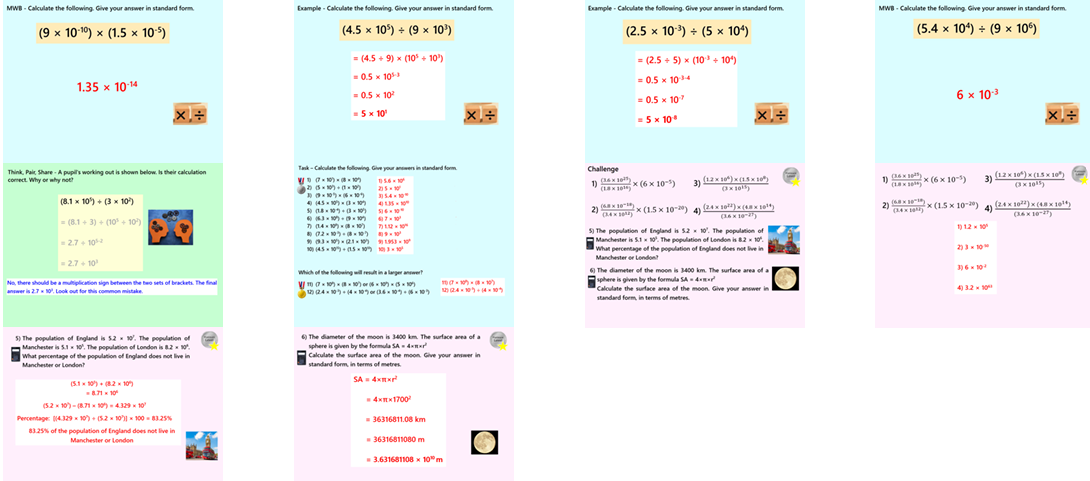 1.35 Non-Calculator Standard Form Operations GCSE PowerPoint Lesson