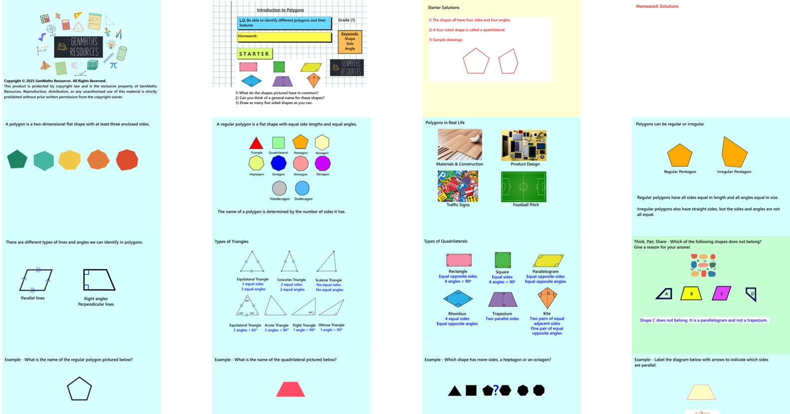 3.1 Introduction to Polygons GCSE PowerPoint Lesson