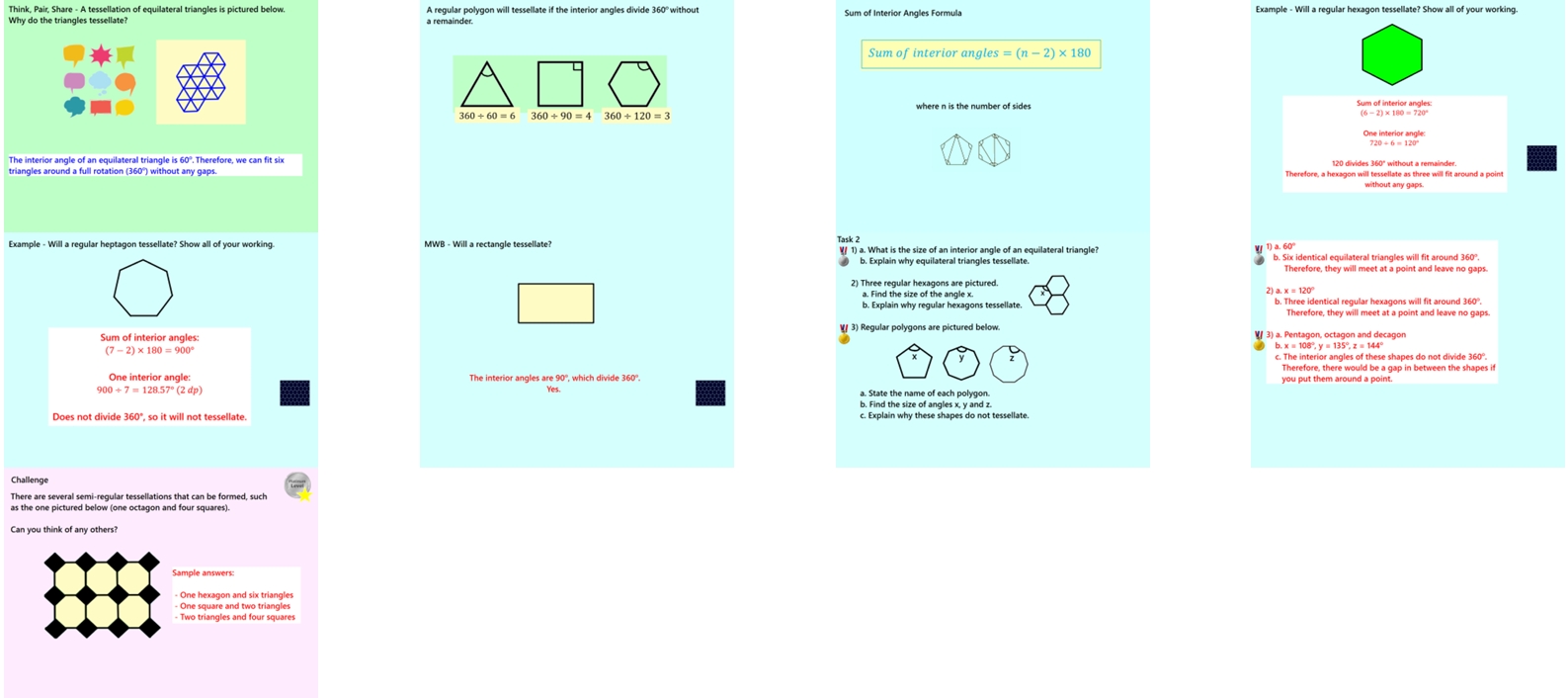 3.3 Tessellations GCSE PowerPoint Lesson