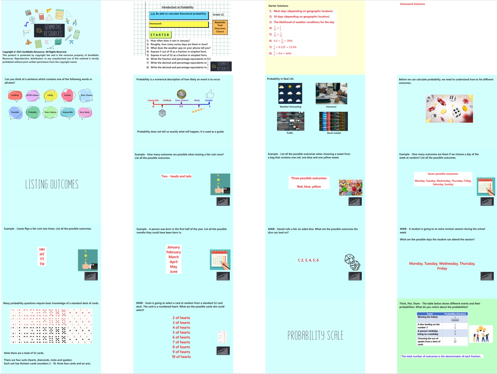 4.3 Introduction to Probability GCSE PowerPoint Lesson