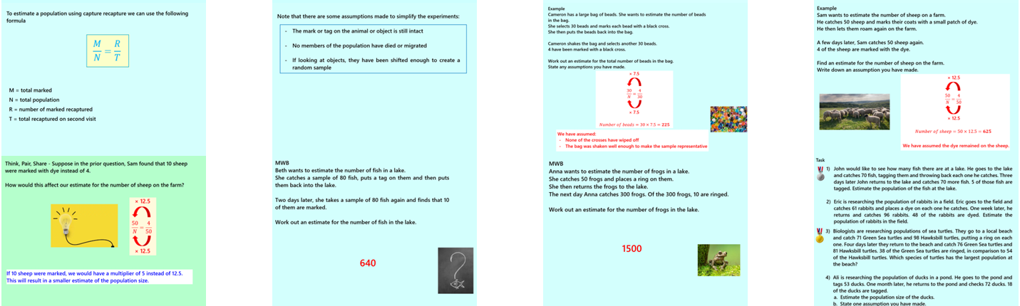 4.24 Capture Recapture Higher GCSE PowerPoint Lesson