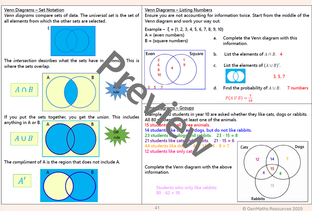 GCSE Maths Foundation Knowledge Organiser