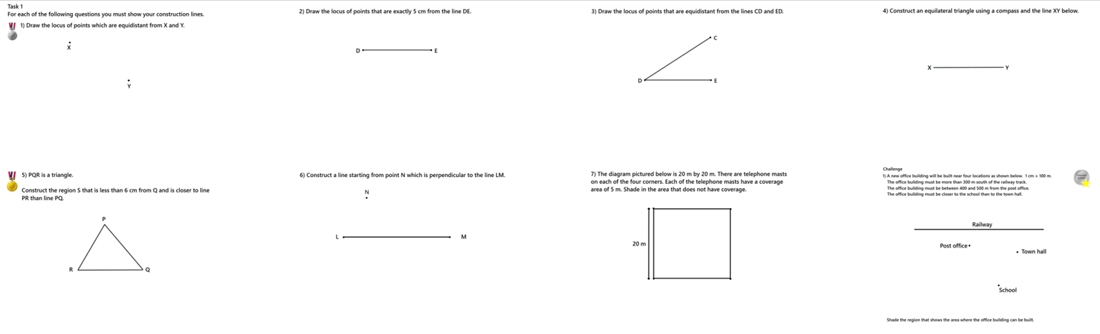 3.14 Loci and Constructions GCSE PowerPoint Lesson