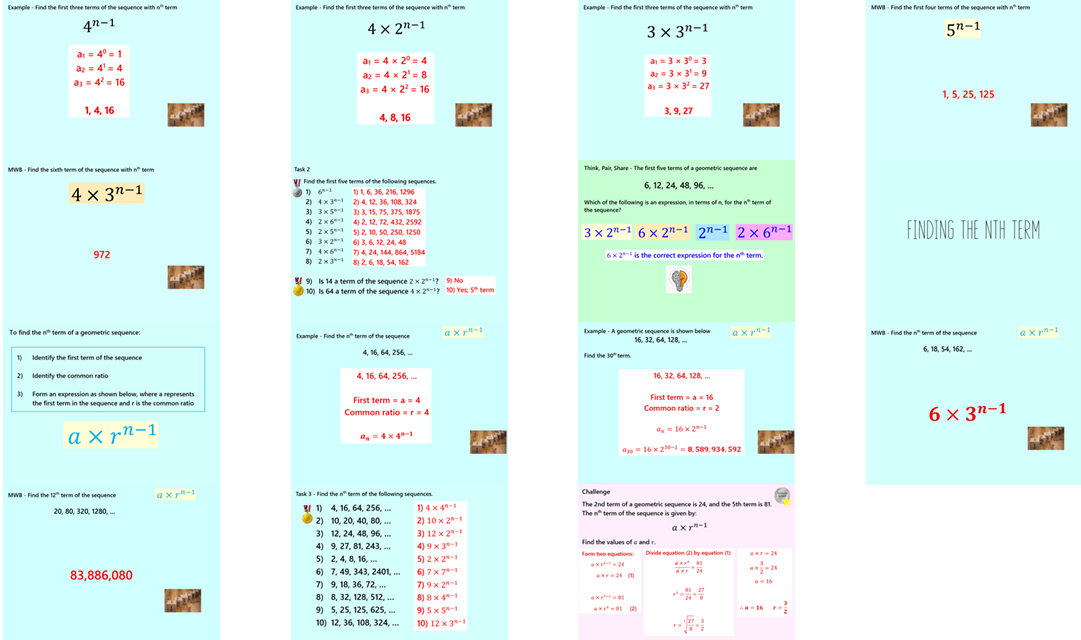 2.28 Geometric Sequences GCSE PowerPoint Lesson