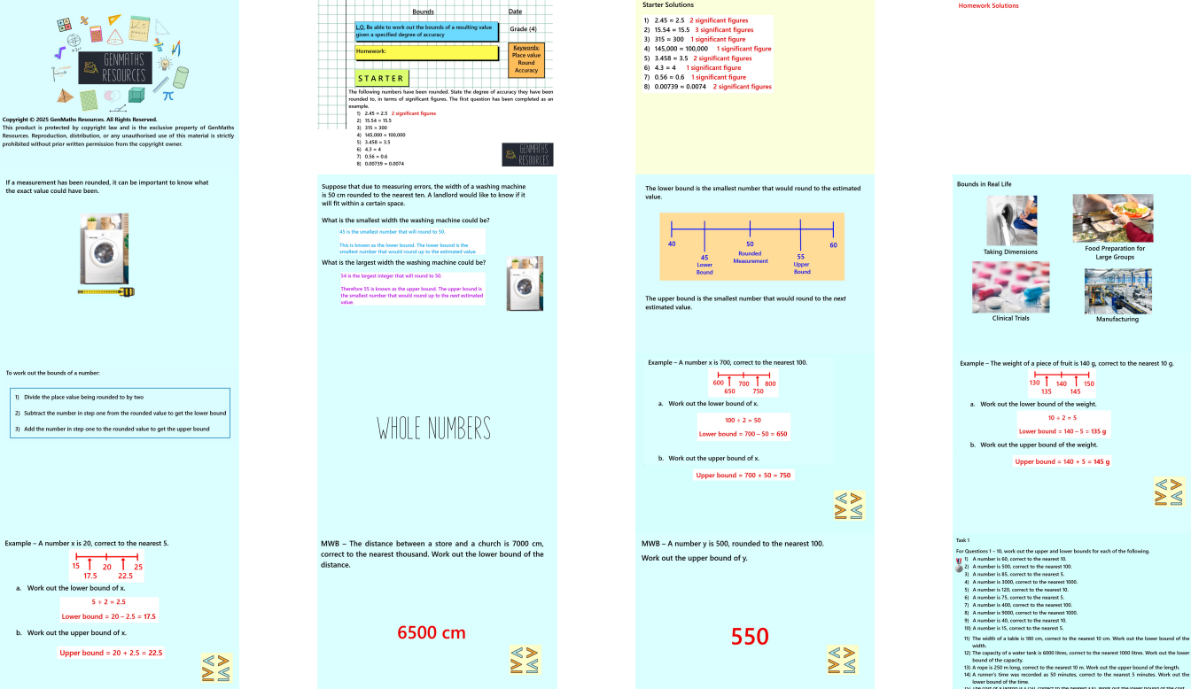 1.37 Introduction to Bounds GCSE PowerPoint Lesson